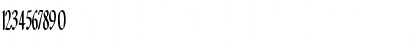 Download Classic Regular Font Numeric Preview