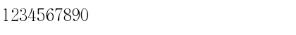 Download ClearlyRomanLight normal Font Numeric Preview