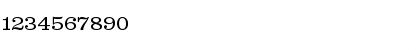 Download Cleartone Regular Font Numeric Preview