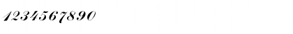 Download CommercialScript Regular Font Numeric Preview