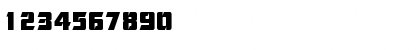 Download Cornered Regular Font Numeric Preview