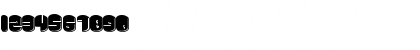 Download Cosmojunk Regular Font Numeric Preview