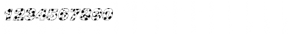 Download Cow-Spots Italic Font Numeric Preview