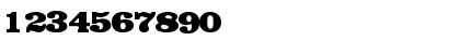 Download BodegaDisplaySSK Regular Font Numeric Preview