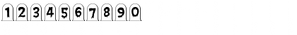 Download CreepyGraves Regular Font Numeric Preview