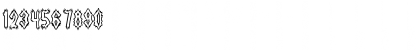 Download Dark Side (BRK) Regular Font Numeric Preview