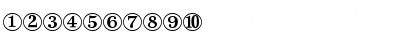 Download DataSymCDB Normal Font Numeric Preview