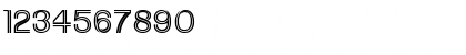 Download Daubler Regular Font Numeric Preview