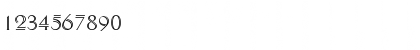 Download Delphian ATT Regular Font Numeric Preview