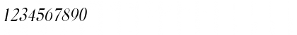 Download DenverLH Italic Font Numeric Preview