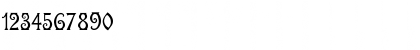 Download Descant!" Regular Font Numeric Preview