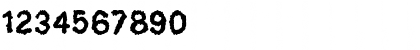 Download Desperation Regular Font Numeric Preview