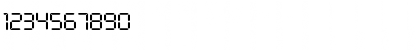 Download Digital Display Regular Font Numeric Preview
