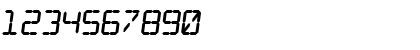 Download Digital dream Fat Skew Regular Font Numeric Preview