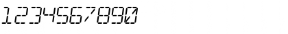 Download Digital dream Skew Regular Font Numeric Preview