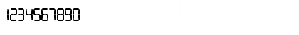Download Digital Readout Thick Upright Regular Font Numeric Preview