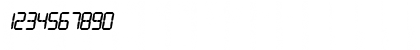 Download Digital Readout Thick Regular Font Numeric Preview