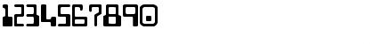 Download DigitalMachine Regular Font Numeric Preview