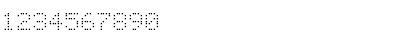 Download Dot-Matrix Normal Font Numeric Preview