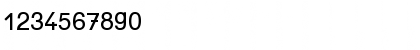 Download Druckschrift DB Normal Font Numeric Preview