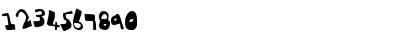 Download dubbem Regular Font Numeric Preview