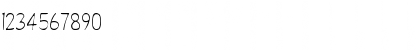 Download DupuyLight Regular Font Numeric Preview