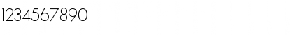 Download Durrette Regular Font Numeric Preview