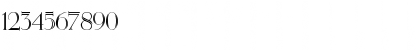 Download Elizabeth Regular Font Numeric Preview
