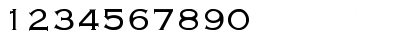Download Engraving Regular Font Numeric Preview