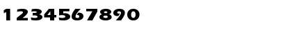 Download ErgoeExtraboldExpanded normal Font Numeric Preview