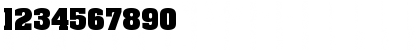 Download EricaBold Regular Font Numeric Preview
