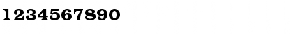 Download EvitaUltraCondensed Regular Font Numeric Preview