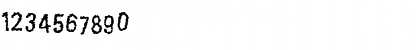 Download Exoneration Regular Font Numeric Preview