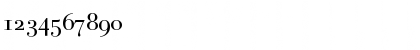 Download Bodoni Classico SC Regular Font Numeric Preview