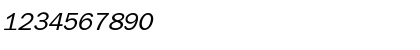 Download Frankfurt Italic Font Numeric Preview