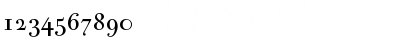 Download Bodoni Old Face BE Regular Font Numeric Preview