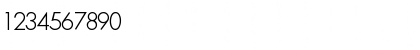 Download FutoralLightDB Normal Font Numeric Preview