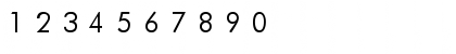 Download FuturistFixedWidth Regular Font Numeric Preview