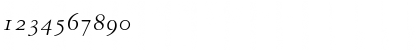 Download Garamond Reprise OldStyle SSi Normal Font Numeric Preview