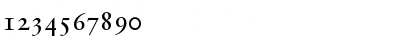 Download GaramondRetrospectiveOldStyleSSiSmallCaps Medium Font Numeric Preview