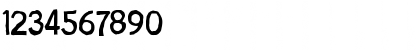 Download Gasoline Regular Font Numeric Preview