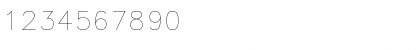Download GDT Regular Font Numeric Preview