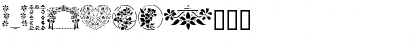 Download GE Floral Stencils Regular Font Numeric Preview
