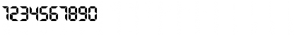 Download GhostMachine Regular Font Numeric Preview