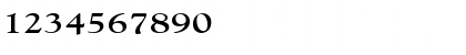 Download GildeBroad Bold Font Numeric Preview