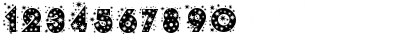 Download Glitter Font Regular Font Numeric Preview