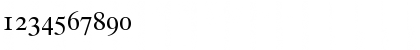 Download Greco Ten OldStyle SSi Old Style Figures Font Numeric Preview