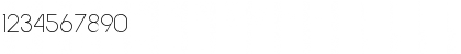 Download HammerThin normal Font Numeric Preview