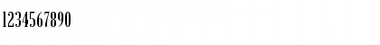 Download BodoniAntComDReg Regular Font Numeric Preview
