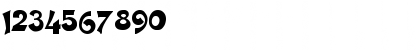 Download HAYWARD Regular Font Numeric Preview